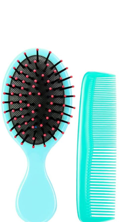 Kids Toddler Girls Baby Detangler Mini Hair Brush set