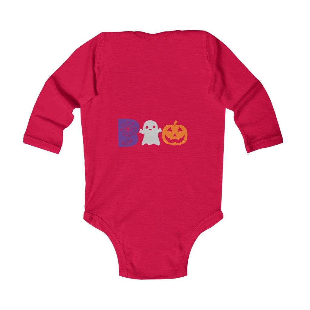 Boo Infant Long Sleeve Bodysuit - Kybo's Baby Clothing