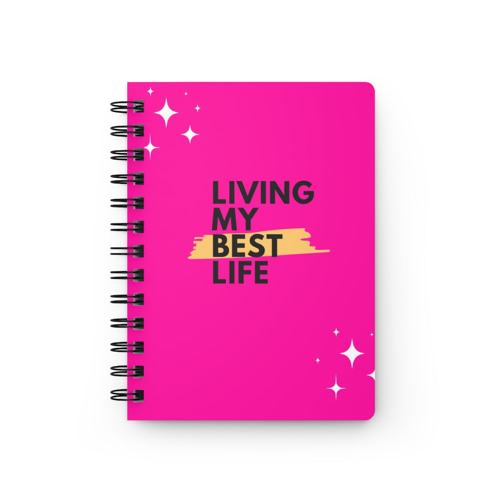 Living My Best Life Spiral Bound Journal - Kybo's Baby Clothing