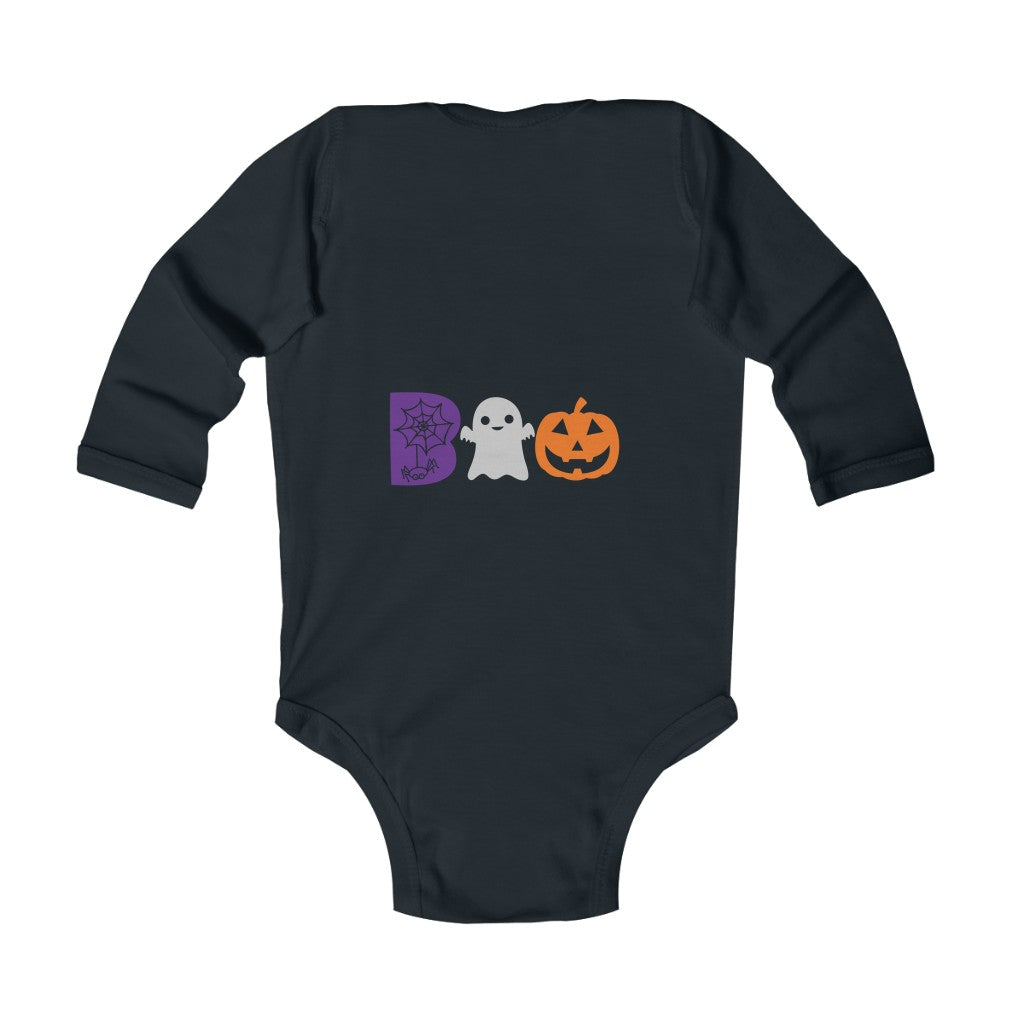 Boo Infant Long Sleeve Bodysuit - Kybo's Baby Clothing
