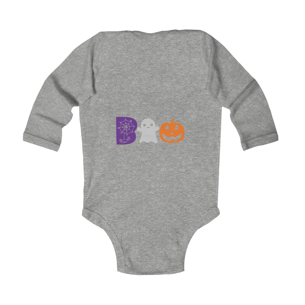 Boo Infant Long Sleeve Bodysuit - Kybo's Baby Clothing