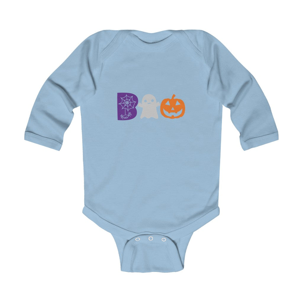 Boo Infant Long Sleeve Bodysuit - Kybo's Baby Clothing