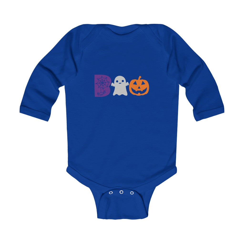 Boo Infant Long Sleeve Bodysuit - Kybo's Baby Clothing