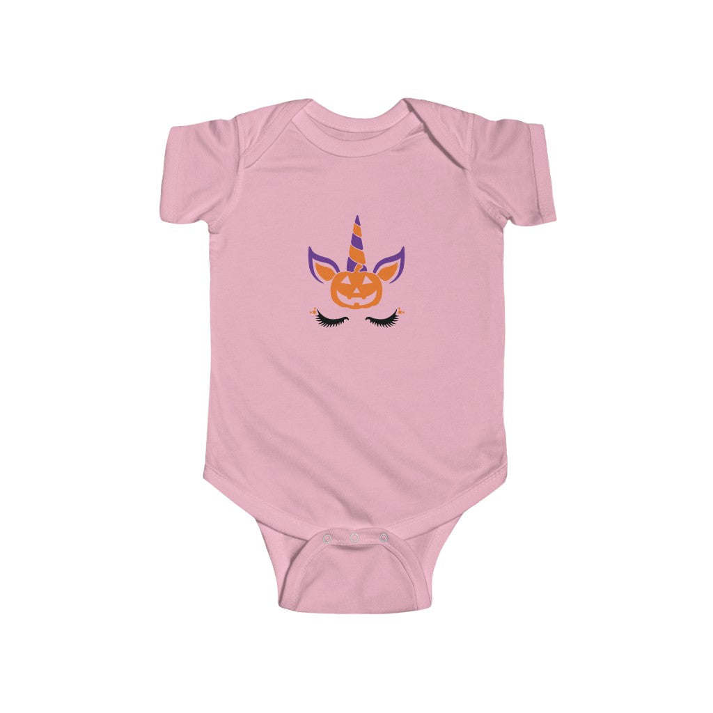 Halloween Unicorn Infant Fine Jersey Bodysuit - Kybo's Baby Clothing