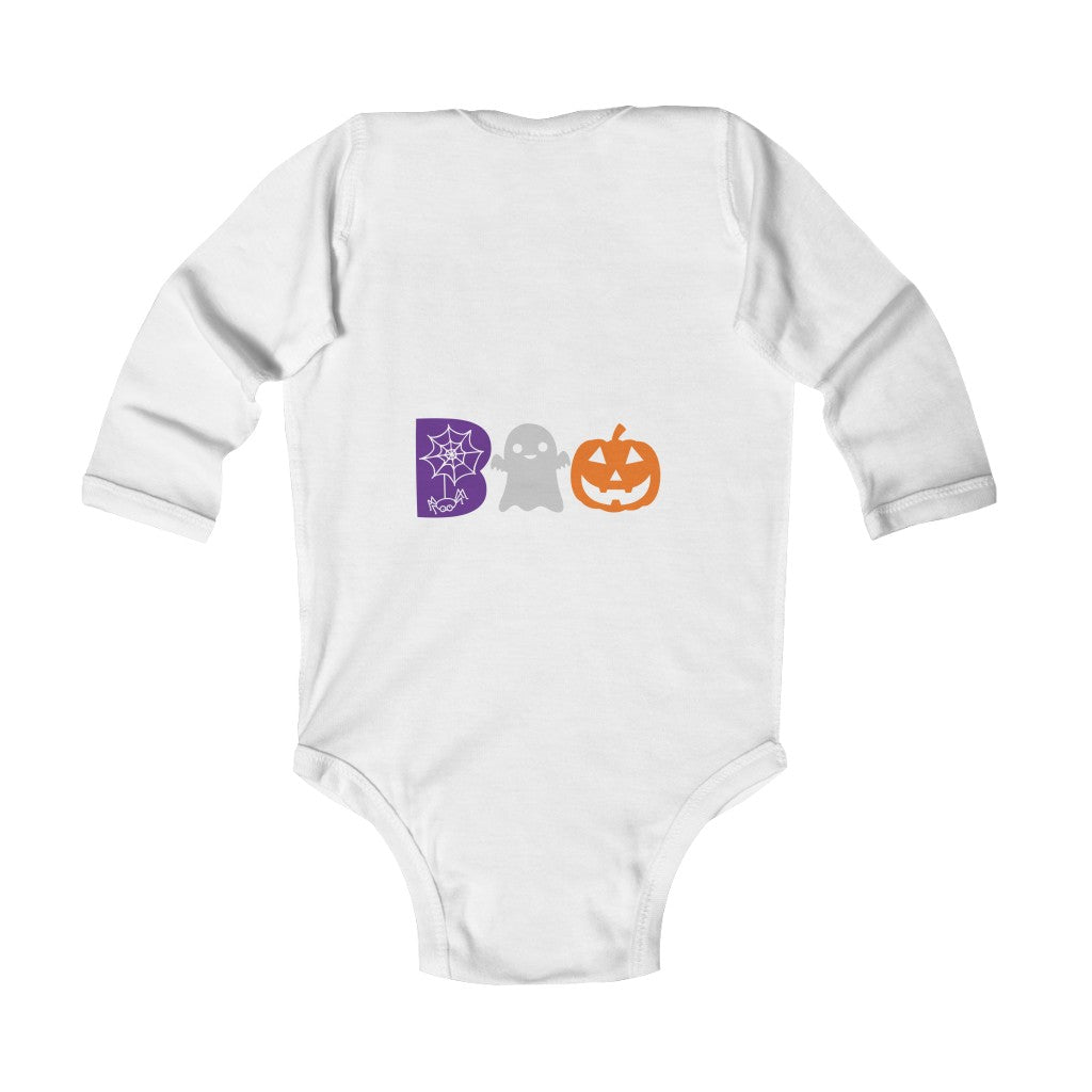 Boo Infant Long Sleeve Bodysuit - Kybo's Baby Clothing