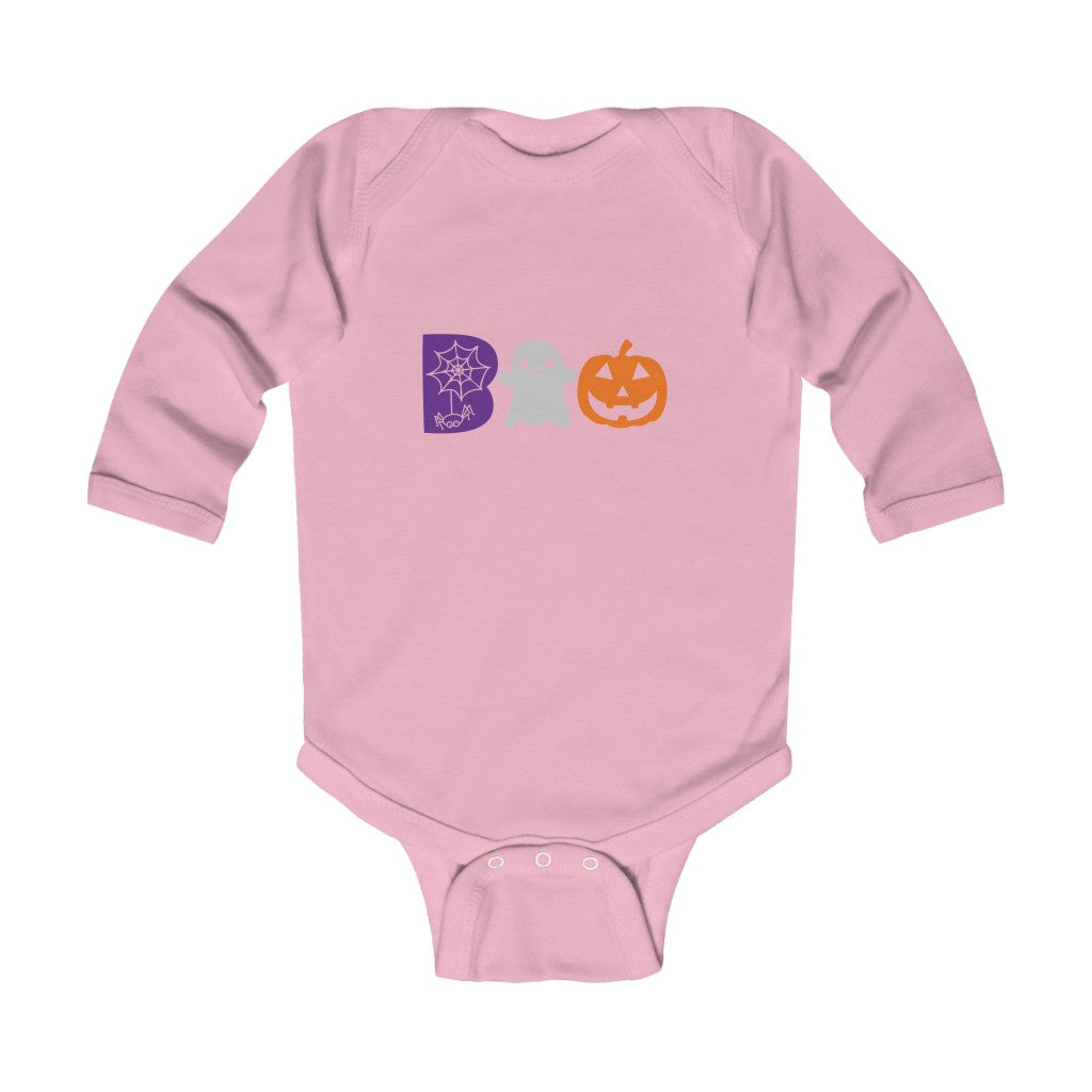 Boo Infant Long Sleeve Bodysuit - Kybo's Baby Clothing