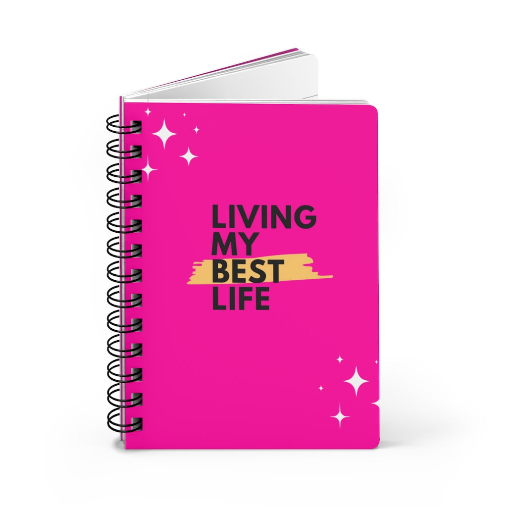 Living My Best Life Spiral Bound Journal - Kybo's Baby Clothing
