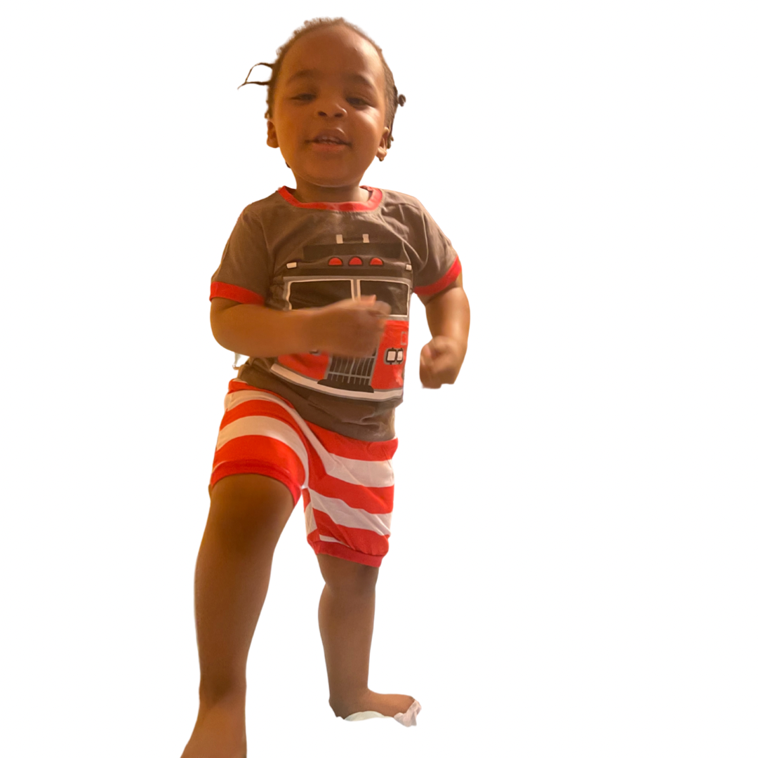 2Pcs Kids Long Sleeve Pajama Matching Sets Boys Cotton Sleepwear - Kybo's Baby Clothing