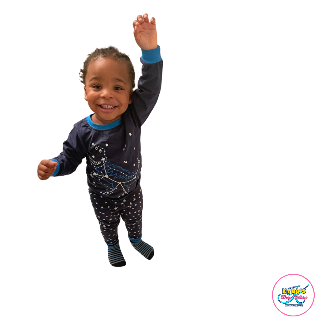 2Pcs Kids Long Sleeve Pajama Matching Sets Boys Cotton Sleepwear - Kybo's Baby Clothing