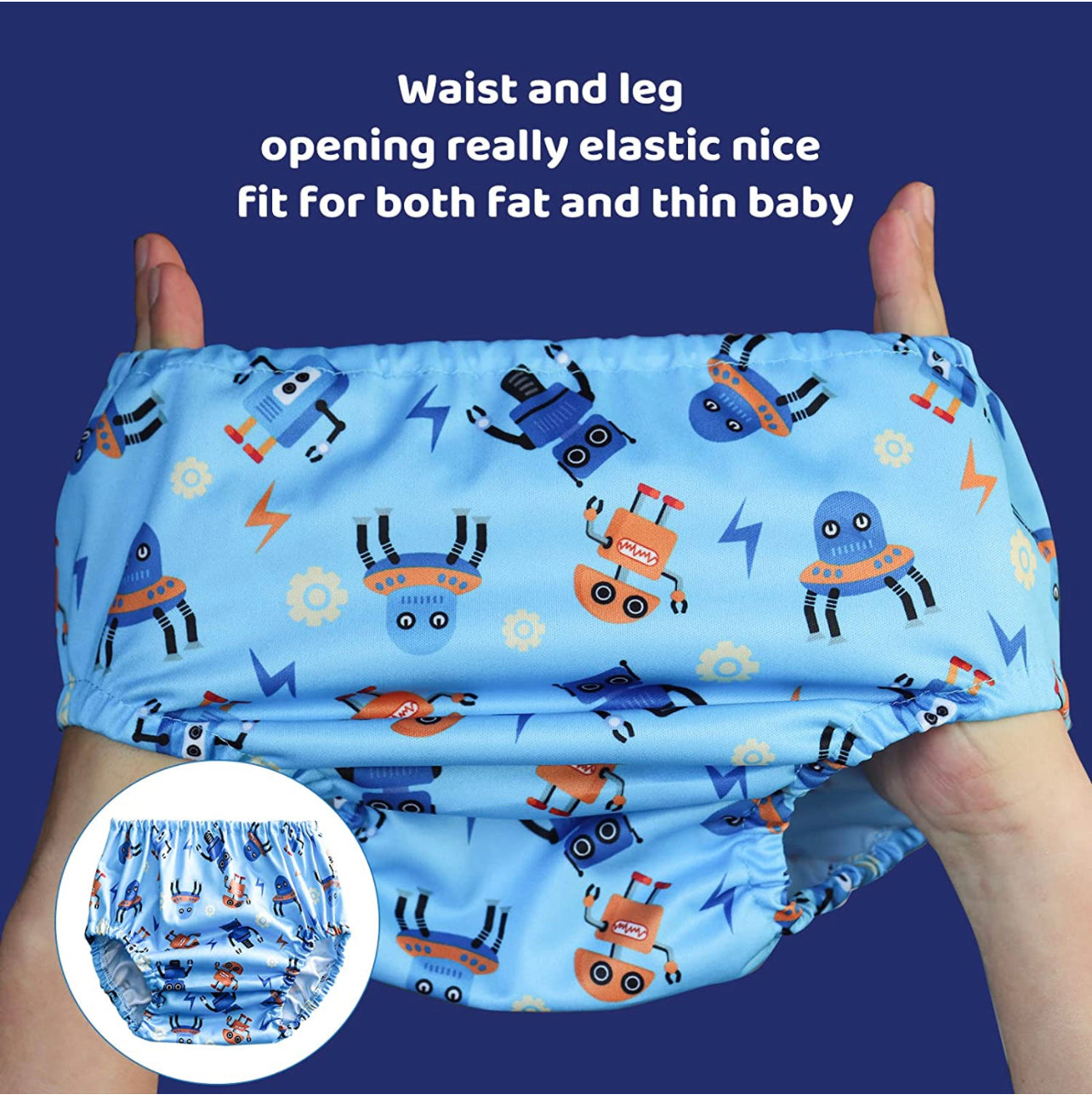 Boys 6 Packs Waterproof Plastic Underwear - Kybo's Baby Clothing