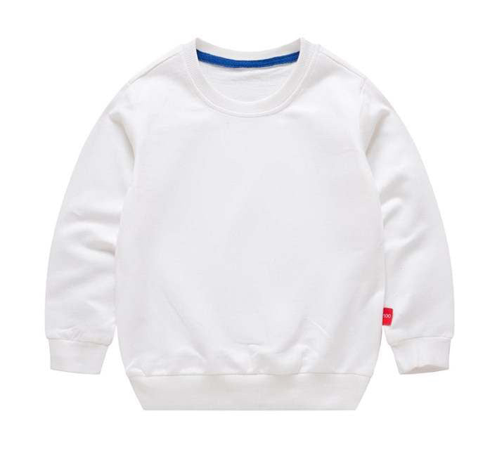 Crewneck Long Sleeve Fleece Sweatshirt Cotton Tops for Boys or Girls - Kybo's Baby Clothing