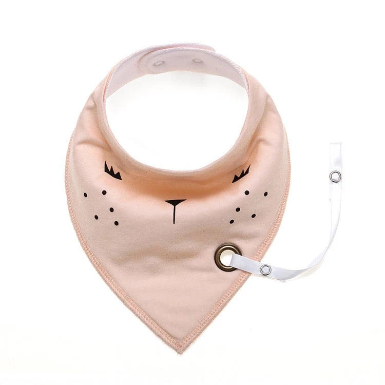 Baby bandana drool bibs with snap pacifier clip - Kybo's Baby Clothing