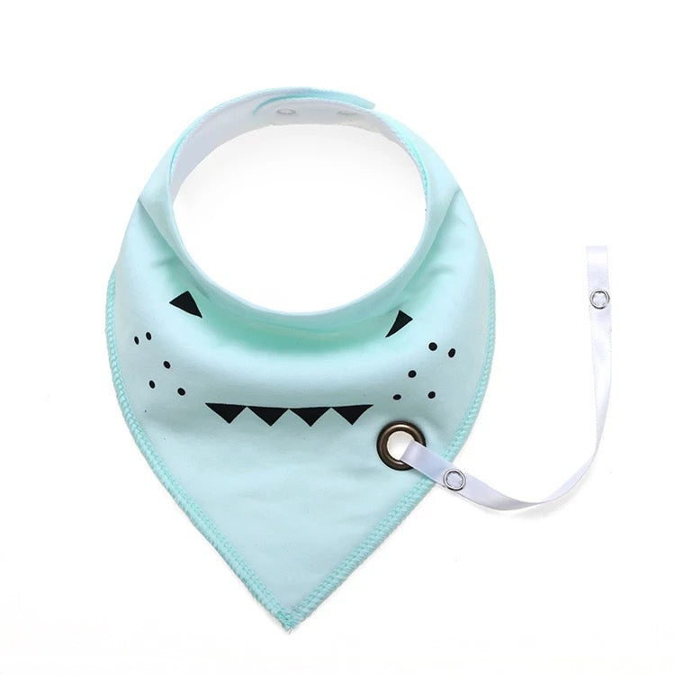 Baby bandana drool bibs with snap pacifier clip - Kybo's Baby Clothing