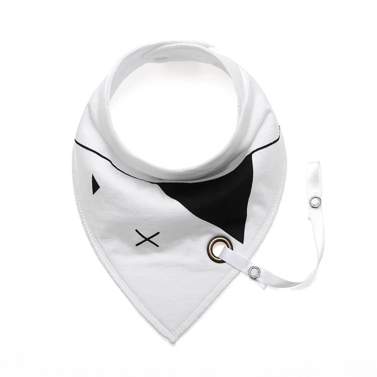Baby bandana drool bibs with snap pacifier clip - Kybo's Baby Clothing
