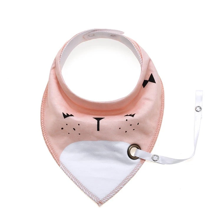 Baby bandana drool bibs with snap pacifier clip - Kybo's Baby Clothing