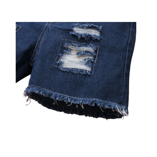 3pcs Toddler Girl Watermelon Top Animal Denim Shorts - Kybo's Baby Clothing