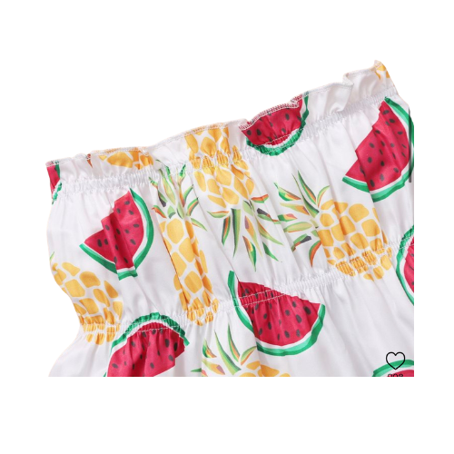 3pcs Toddler Girl Watermelon Top Animal Denim Shorts - Kybo's Baby Clothing