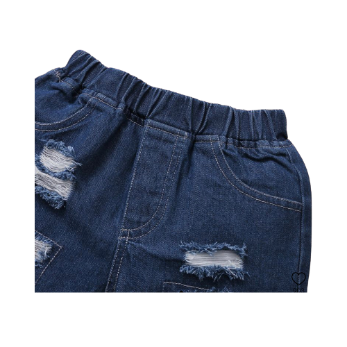 3pcs Toddler Girl Watermelon Top Animal Denim Shorts - Kybo's Baby Clothing