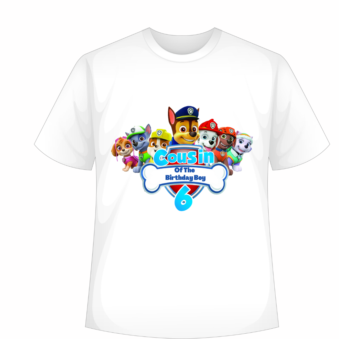 Custom Boy/Girl Toddler Paw Patrol Tees - Kybo's Baby Clothing