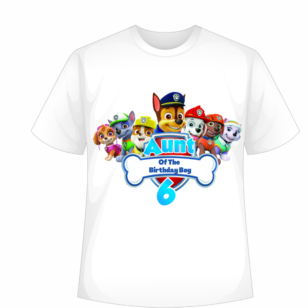 Custom Boy/Girl Toddler Paw Patrol Tees - Kybo's Baby Clothing
