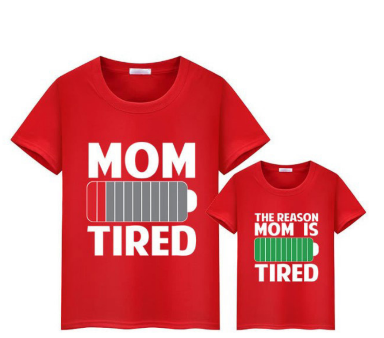Mother And Son Matching Print Tops T-Shirt - Kybo's Baby Clothing