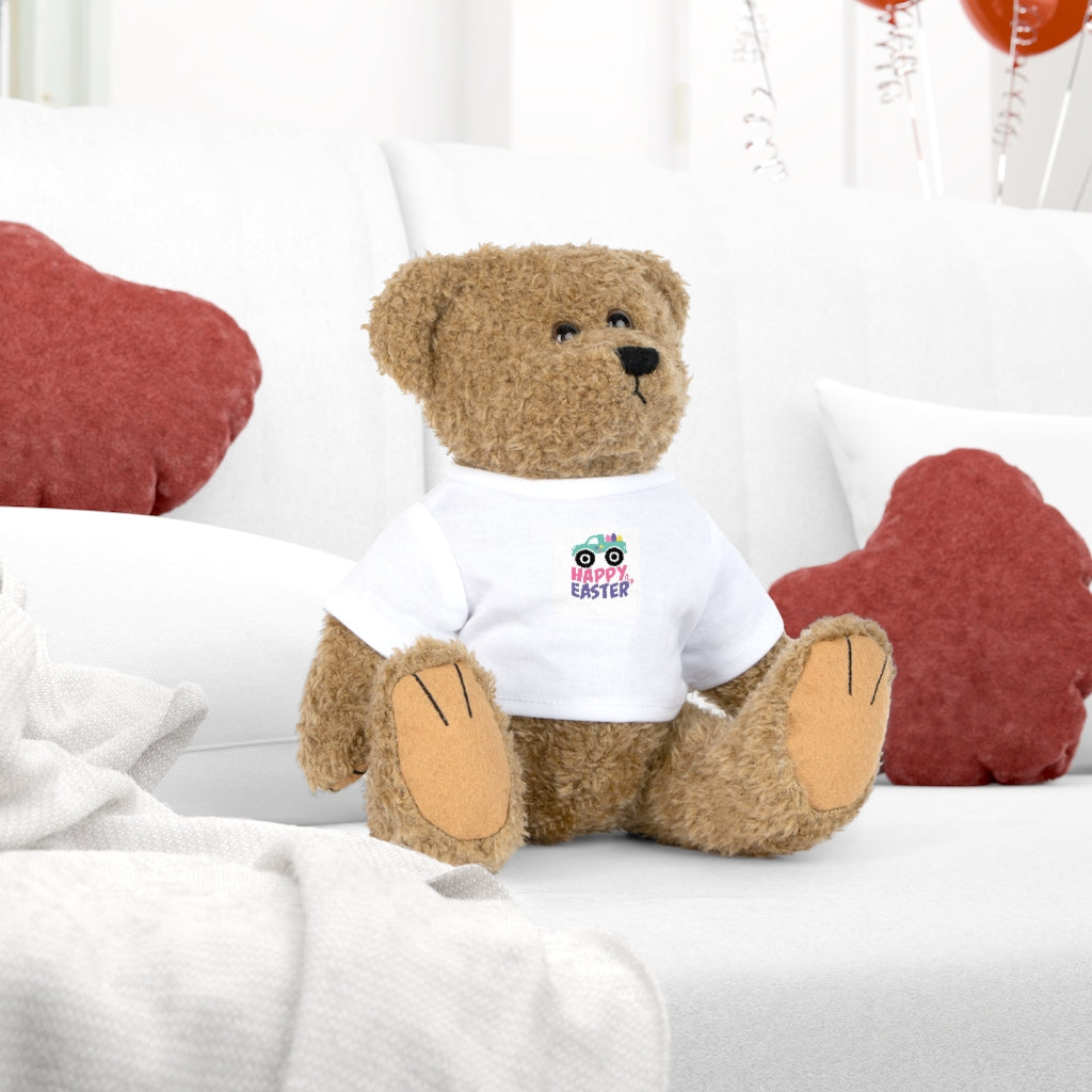 Happy Easter Plush Toy with T-Shirt - Kybo's Baby Clothing