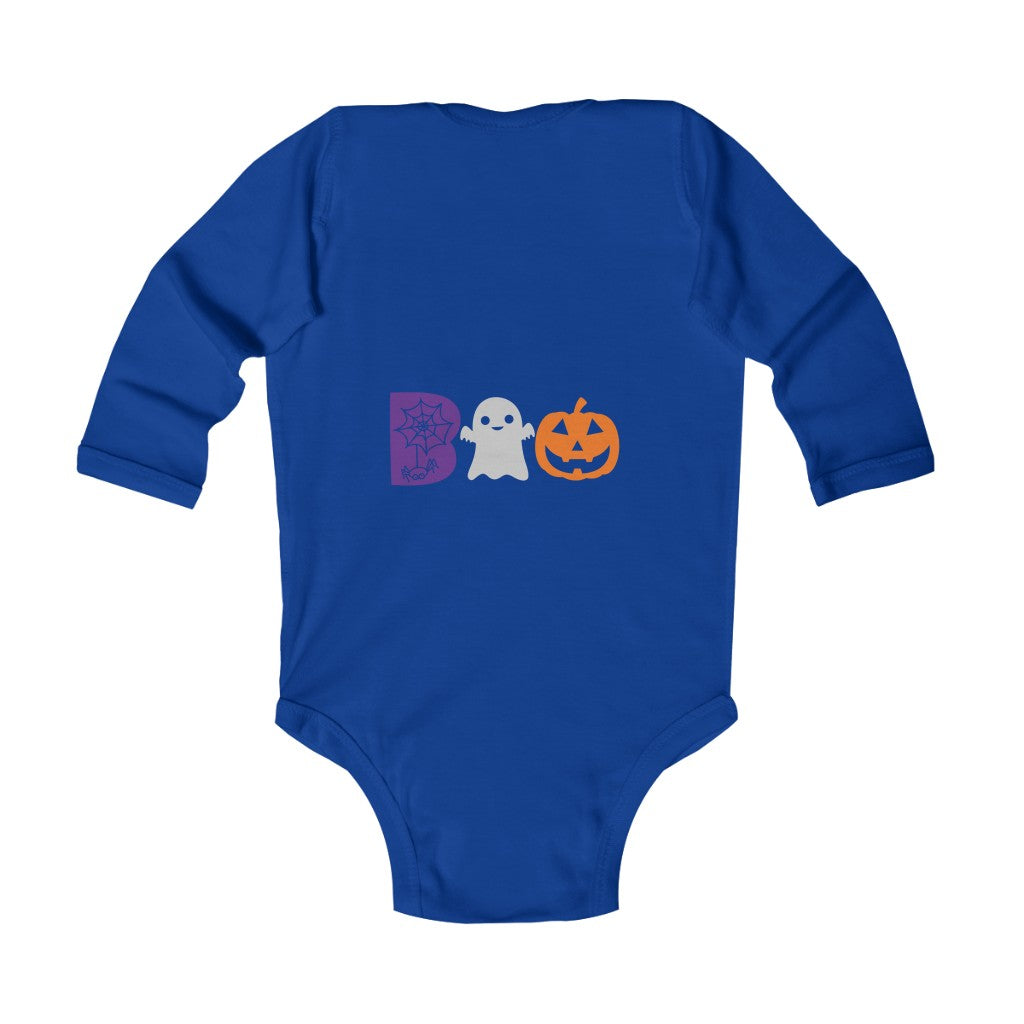 Boo Infant Long Sleeve Bodysuit - Kybo's Baby Clothing