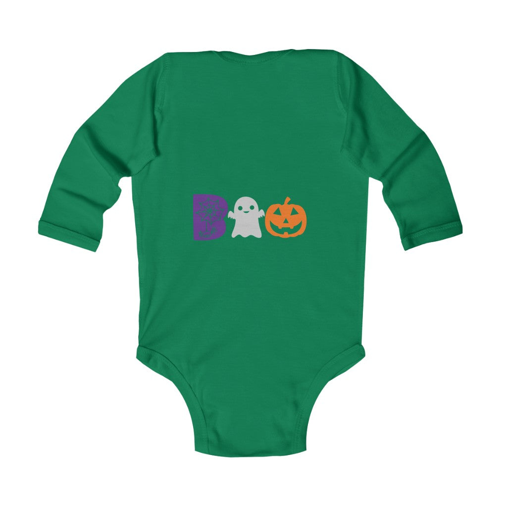 Boo Infant Long Sleeve Bodysuit - Kybo's Baby Clothing