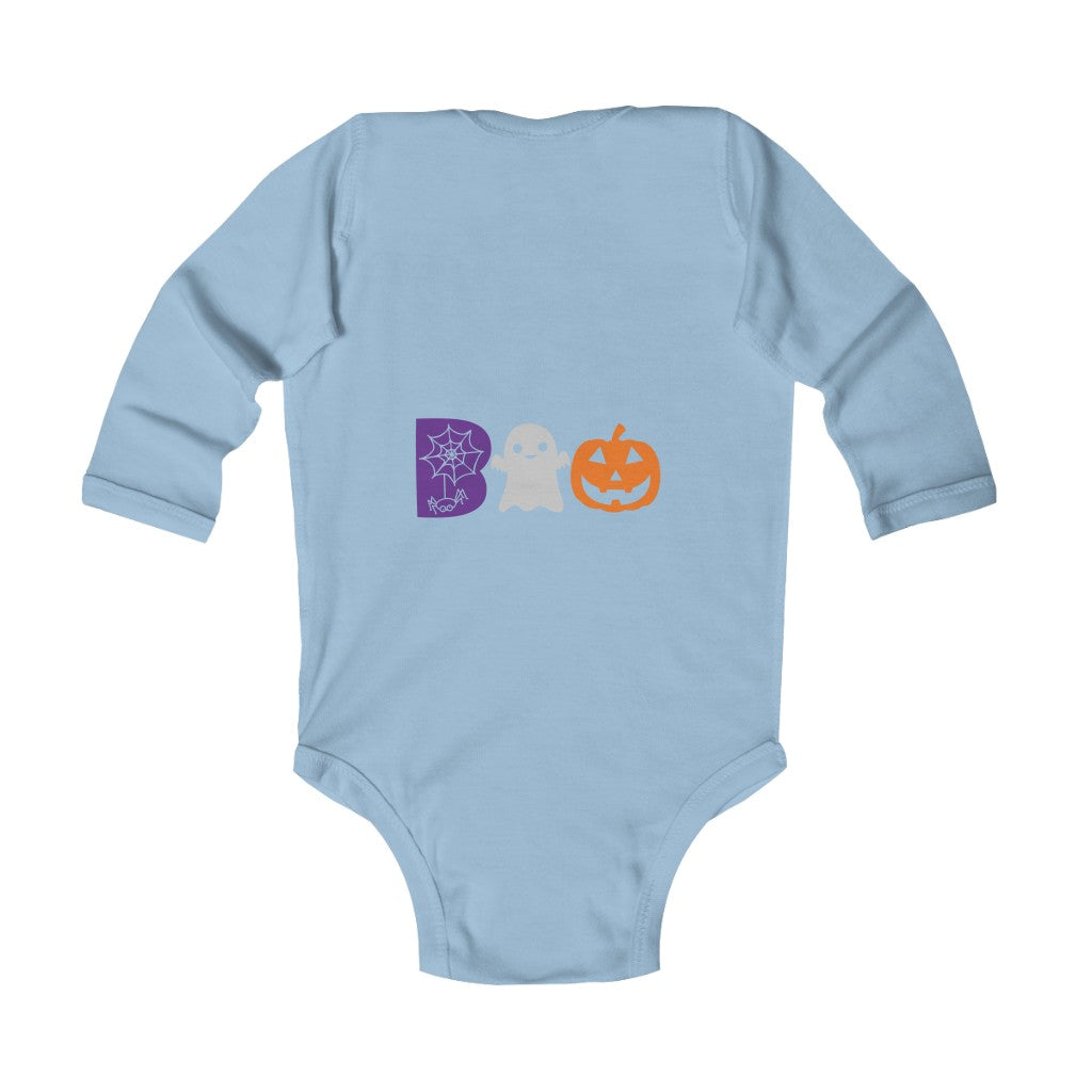 Boo Infant Long Sleeve Bodysuit - Kybo's Baby Clothing