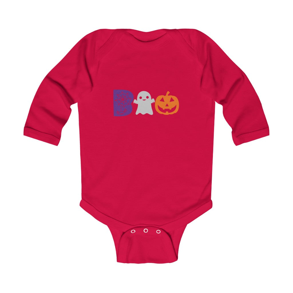 Boo Infant Long Sleeve Bodysuit - Kybo's Baby Clothing