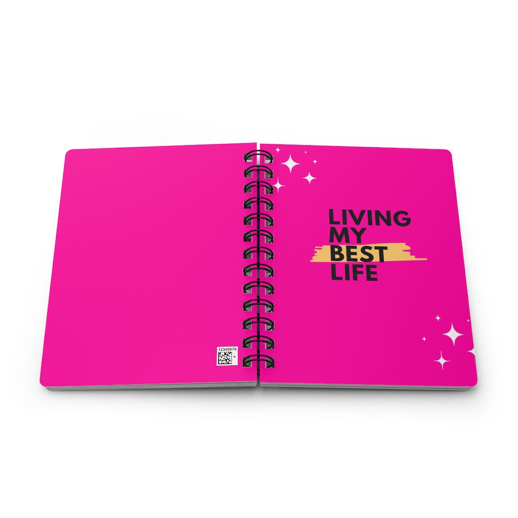 Living My Best Life Spiral Bound Journal - Kybo's Baby Clothing