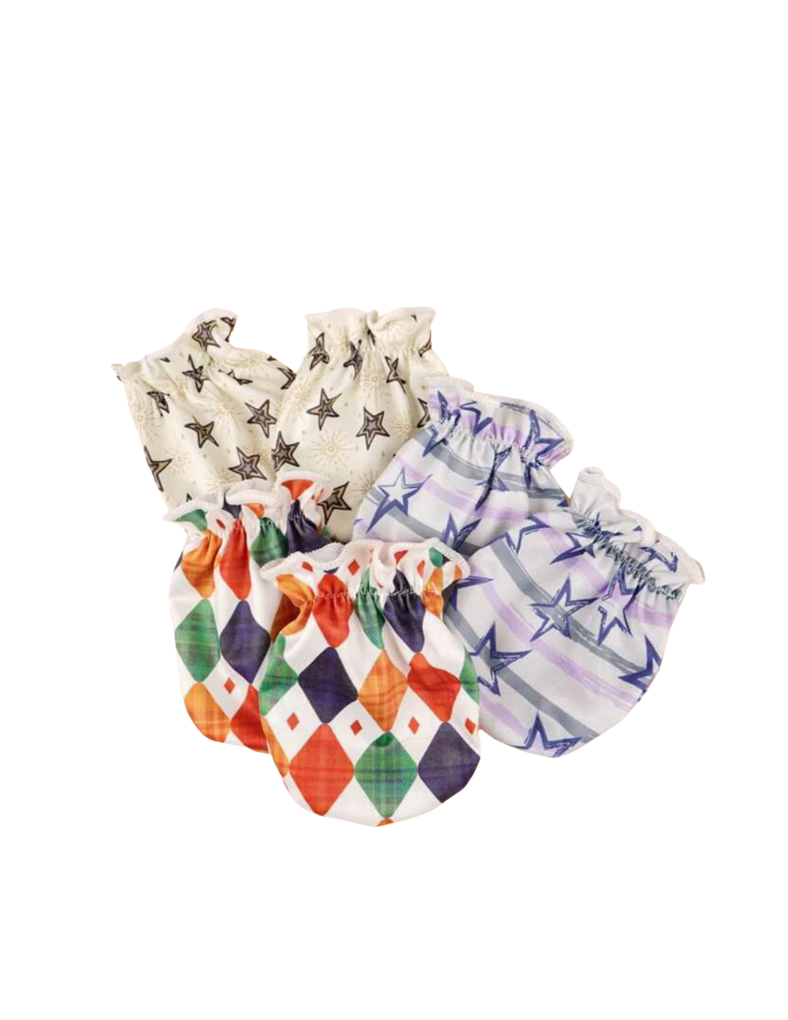 Newborn Baby Cotton Mittens No Scratch Baby Gloves Unisex Baby Gloves for 0-6 Months Baby Boys Girls - Kybo's Baby Clothing