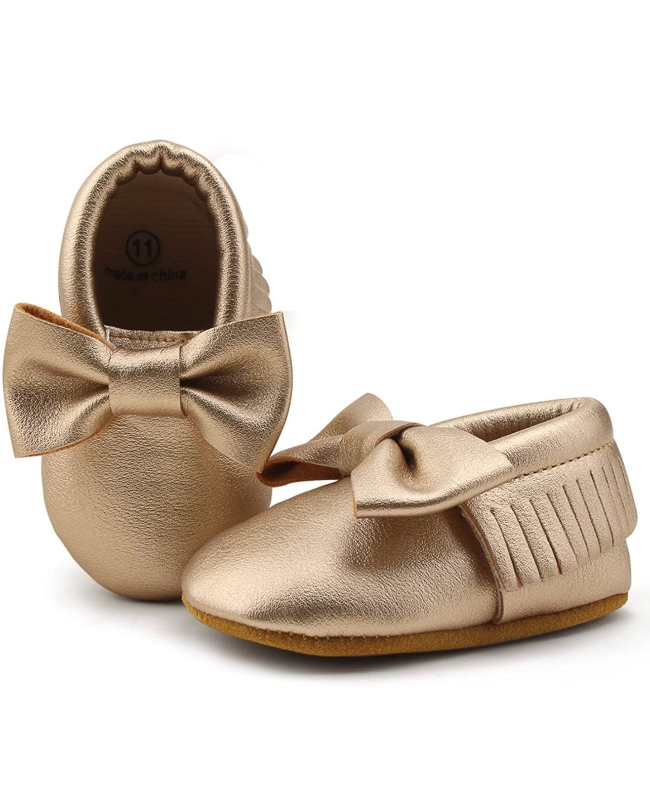 Infant Toddler Baby Soft Sole PU Leather Bowknots Shoes - Kybo's Baby Clothing