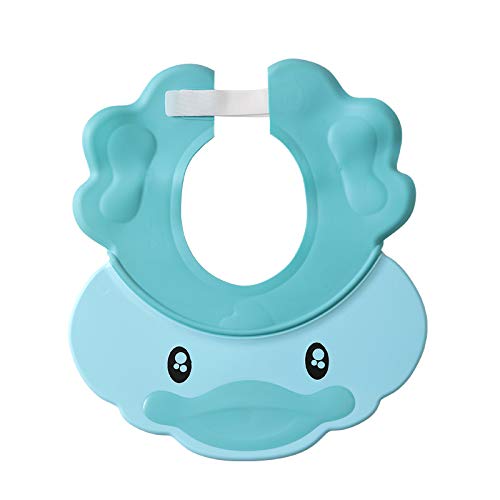 Baby Shower Cap Adjustable Silicone Shampoo Bath Cap Visor Cap Protect Eye Ear for Infants Toddlers Kids Children