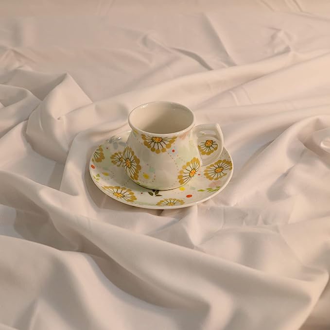 Tea Set Expresso Cups and Saucers