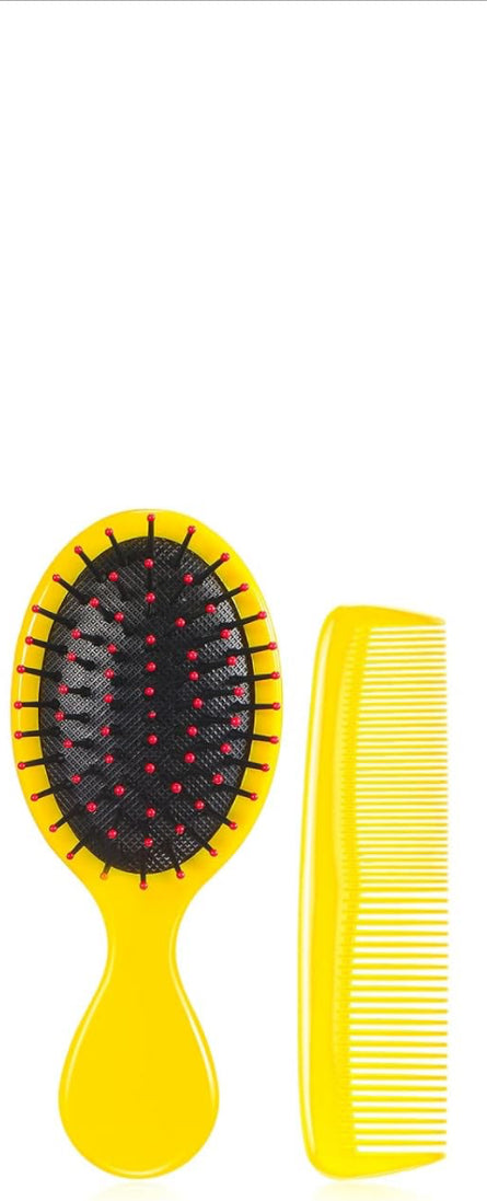 Kids Toddler Girls Baby Detangler Mini Hair Brush set