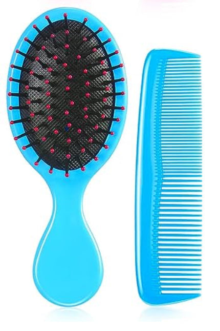 Kids Toddler Girls Baby Detangler Mini Hair Brush set