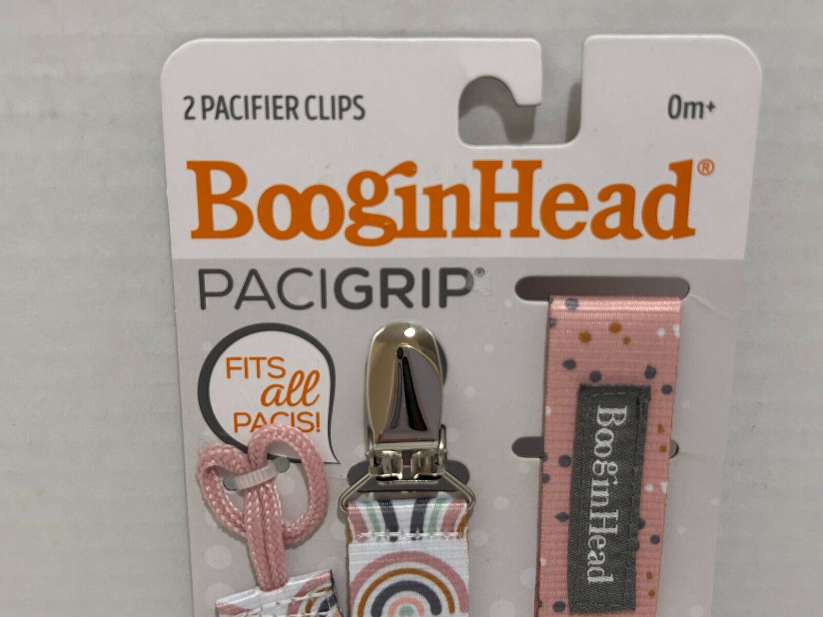 BooginHead 2pk PaciGrip Pacifier Clip