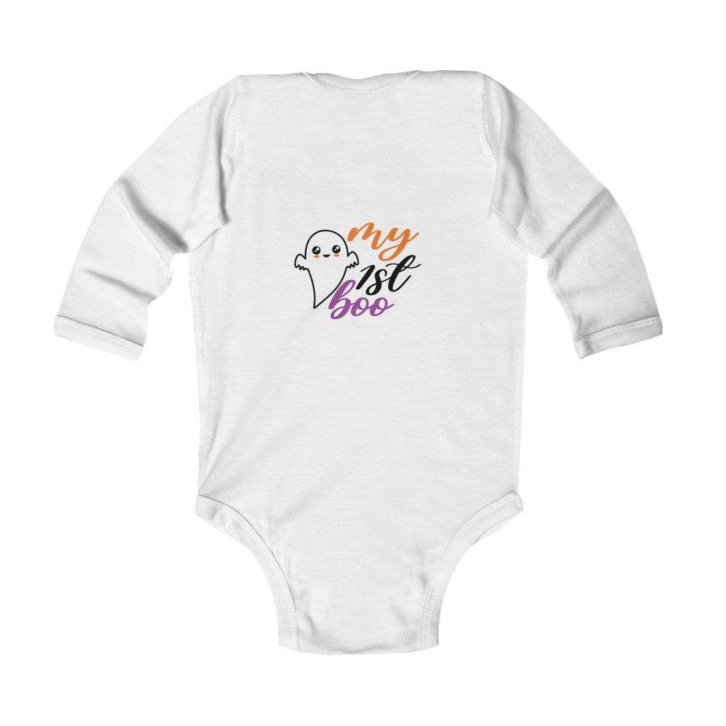 My first Boo Infant Long Sleeve Bodysuit - Kybo's Baby Clothing