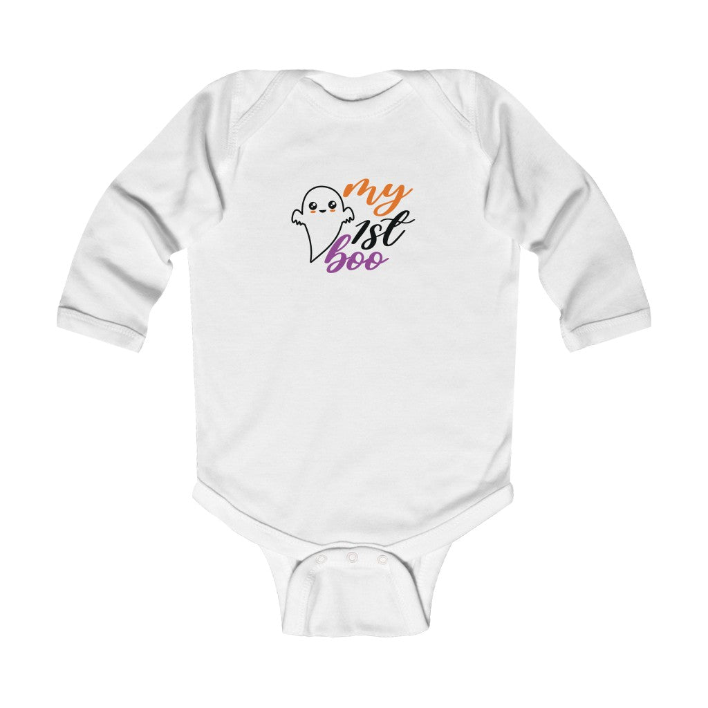 My first Boo Infant Long Sleeve Bodysuit - Kybo's Baby Clothing
