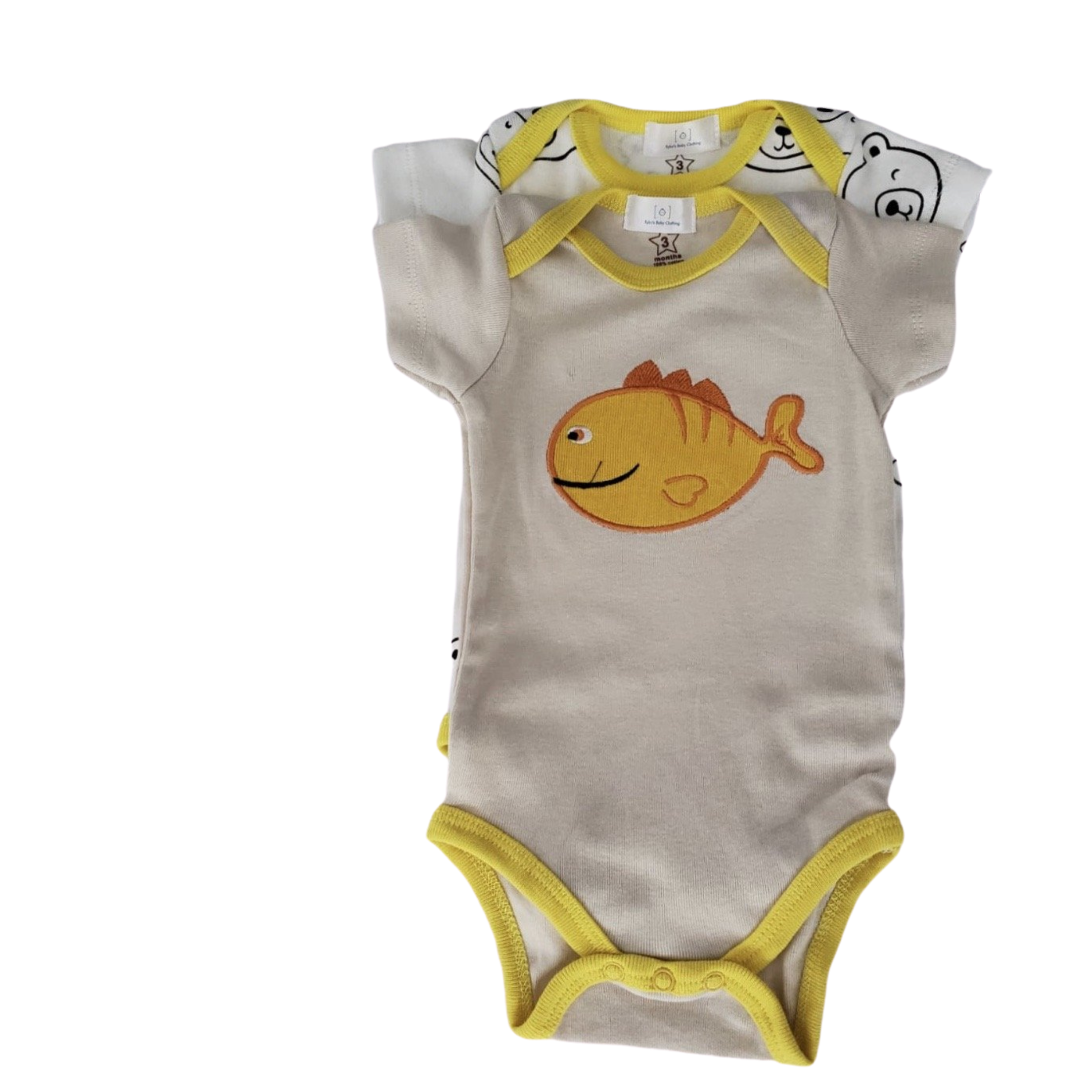 Baby boys bodysuit 2 Pack - Kybo's Baby Clothing