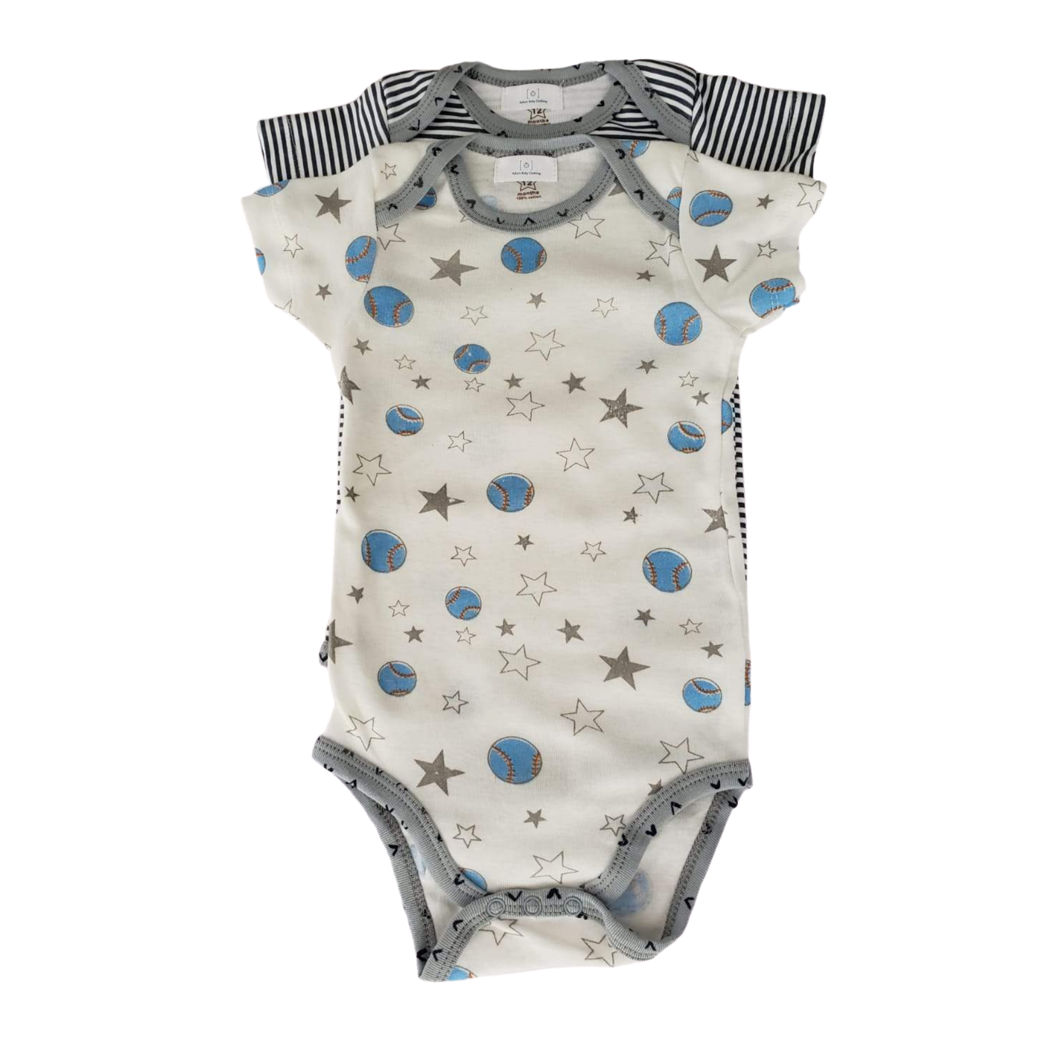 Baby boys bodysuit 2 Pack - Kybo's Baby Clothing