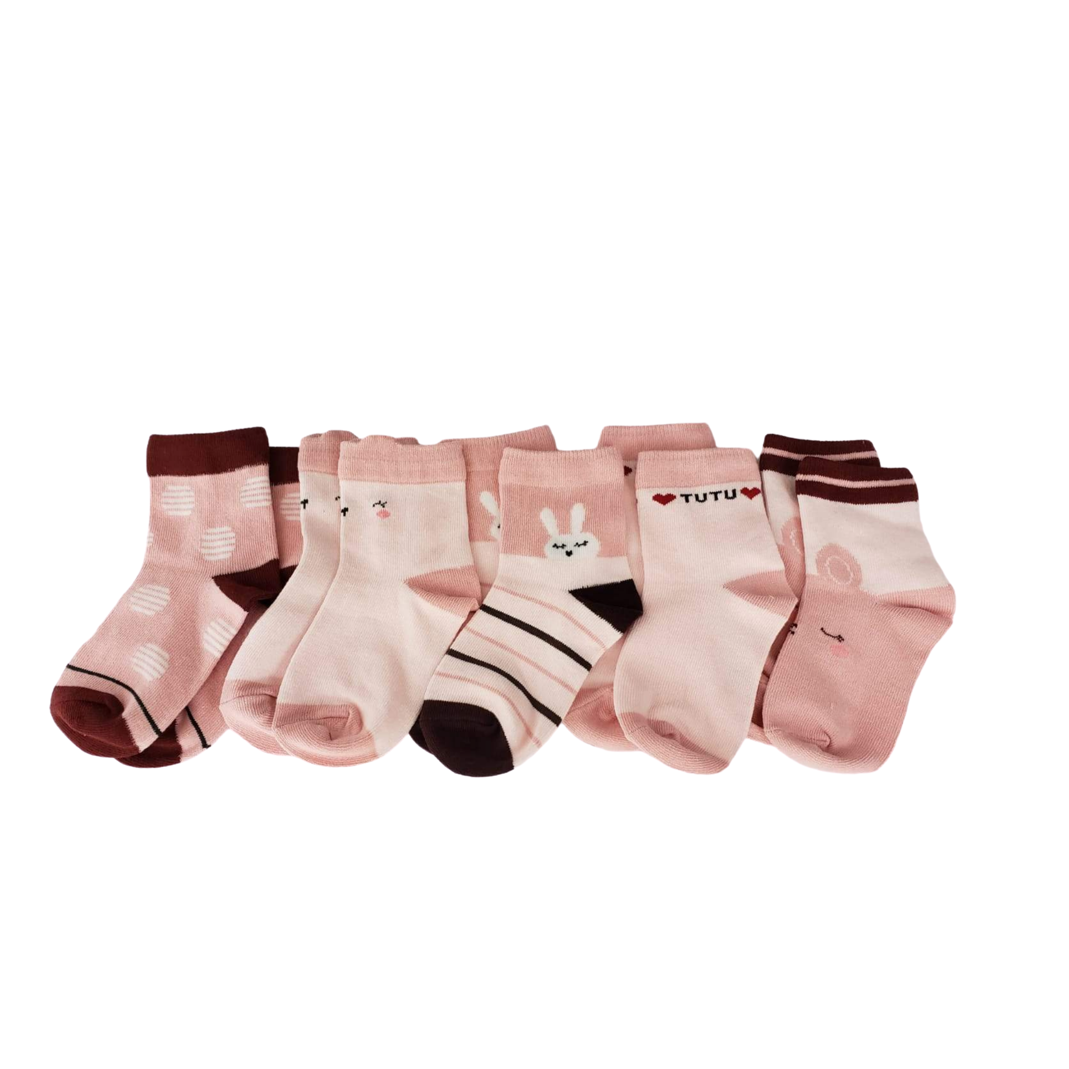 Girl's Multi-color High Quality socks - Kybo's Baby Clothing