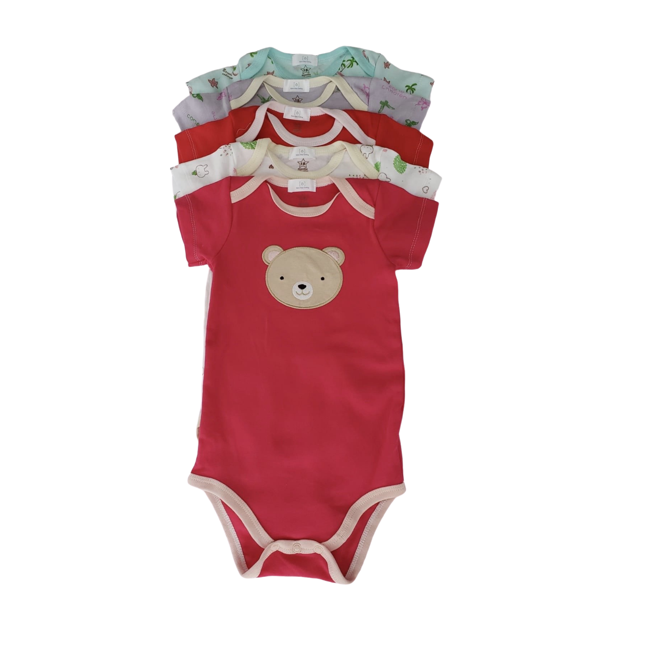 Kybo's Baby girl’s bodysuit 5 packs - Kybo's Baby Clothing