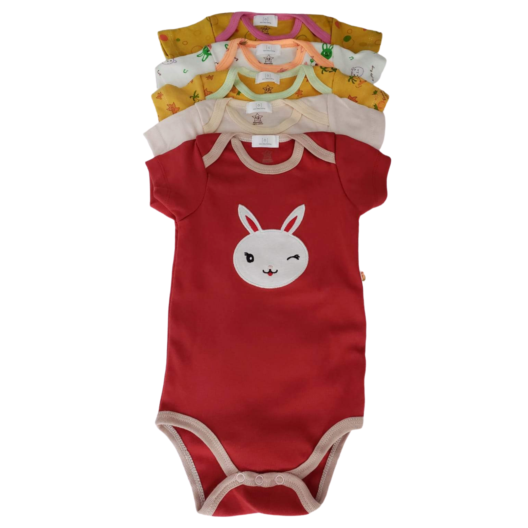 Kybo's Baby girl’s bodysuit 5 packs - Kybo's Baby Clothing