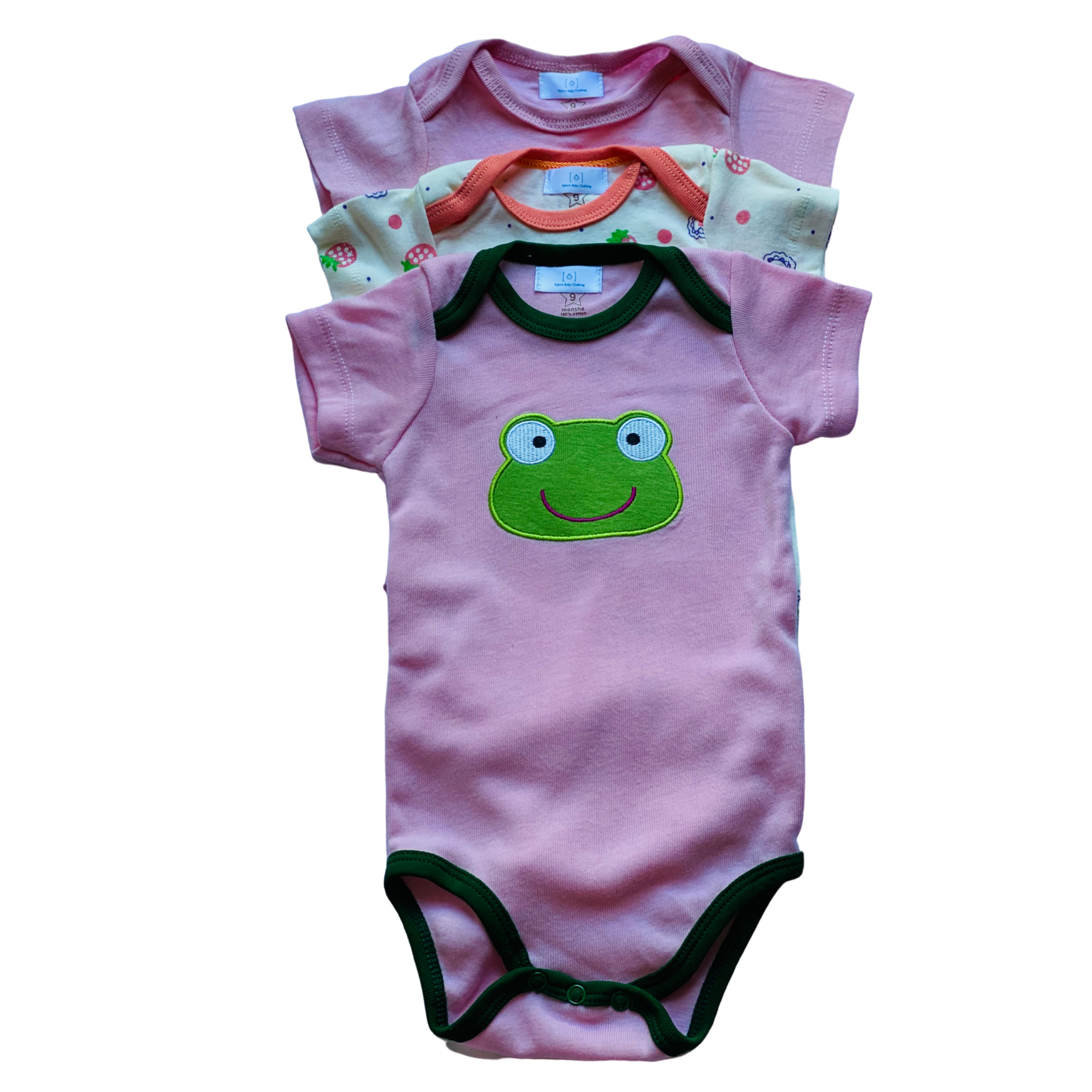 Baby Girls bodysuit 3 pack - Kybo's Baby Clothing