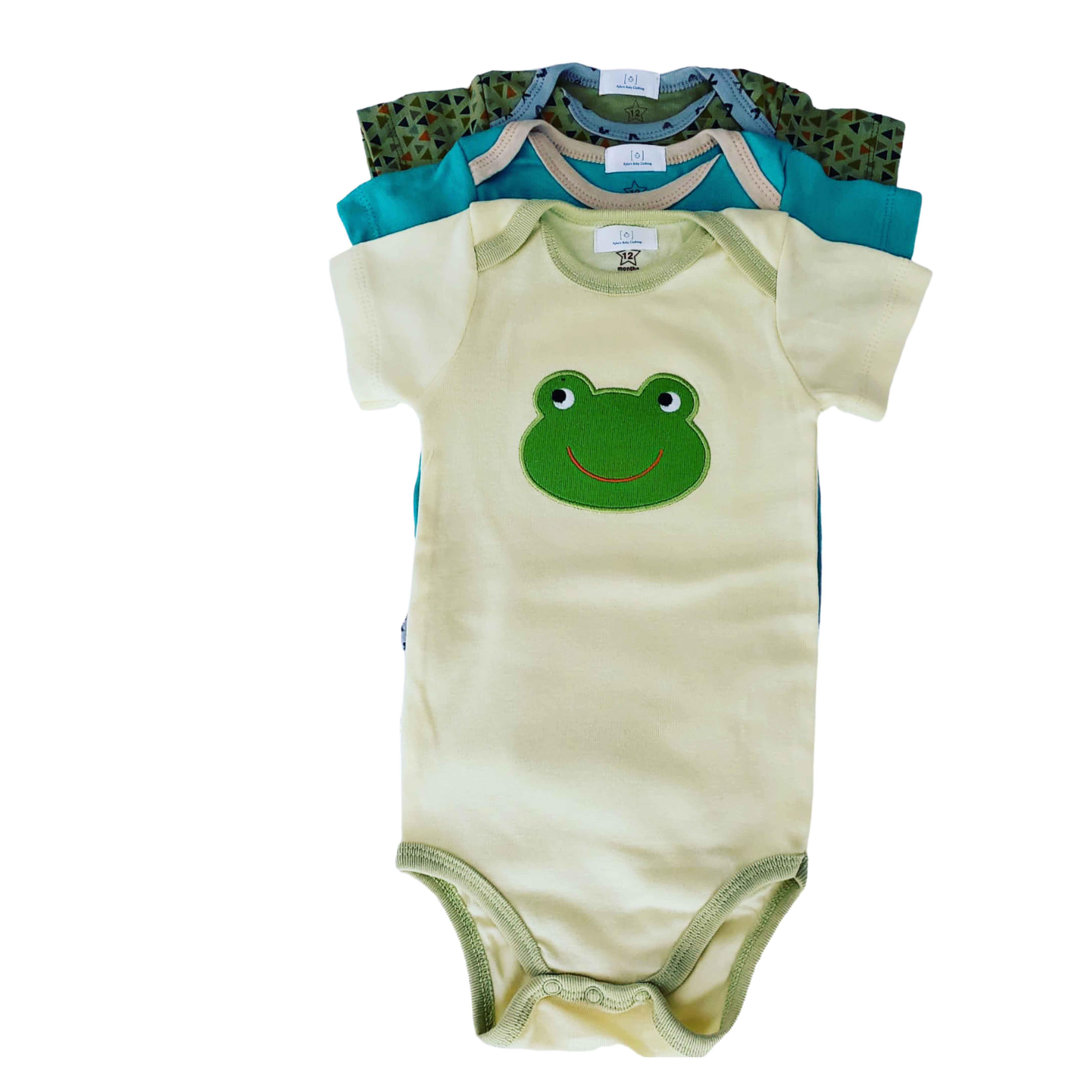 Baby boys bodysuit 3 Pack - Kybo's Baby Clothing