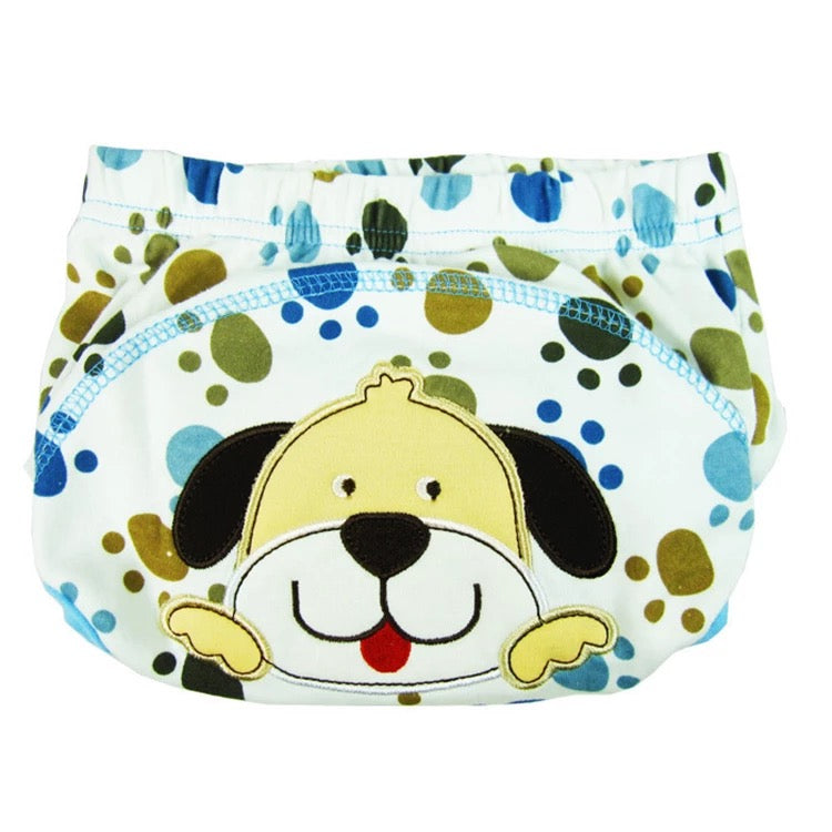 Pure Cotton material Baby Training Pants Embroidery Animal Prints Waterproof Potty training diaper - Kybo's Baby Clothing