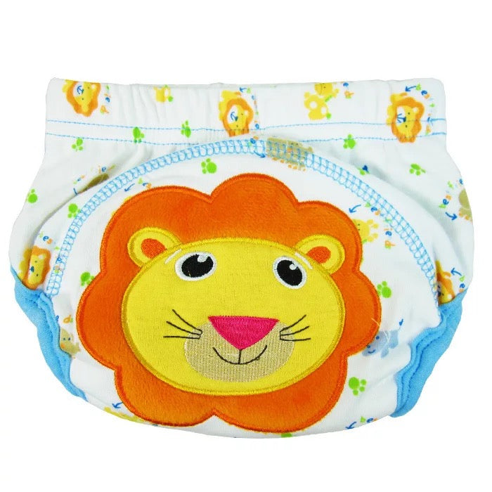Pure Cotton material Baby Training Pants Embroidery Animal Prints Waterproof Potty training diaper - Kybo's Baby Clothing