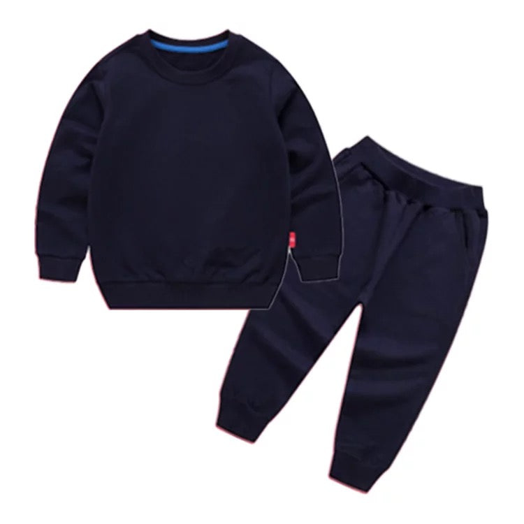 Girls Sweatsuit Sweatpants Set 2 Pieces Youth Tracksuit Pullover